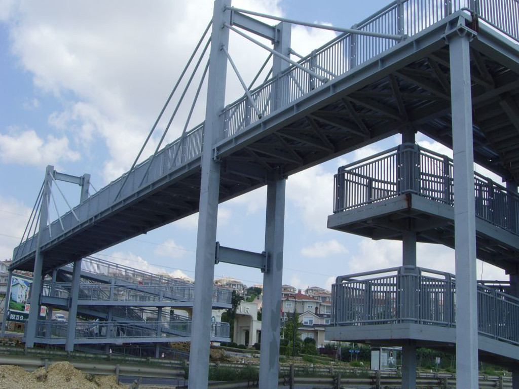 GÜZELŞEHİR ÇELİK KONSTRUKSİYON YAYA ÜST GEÇİDİ